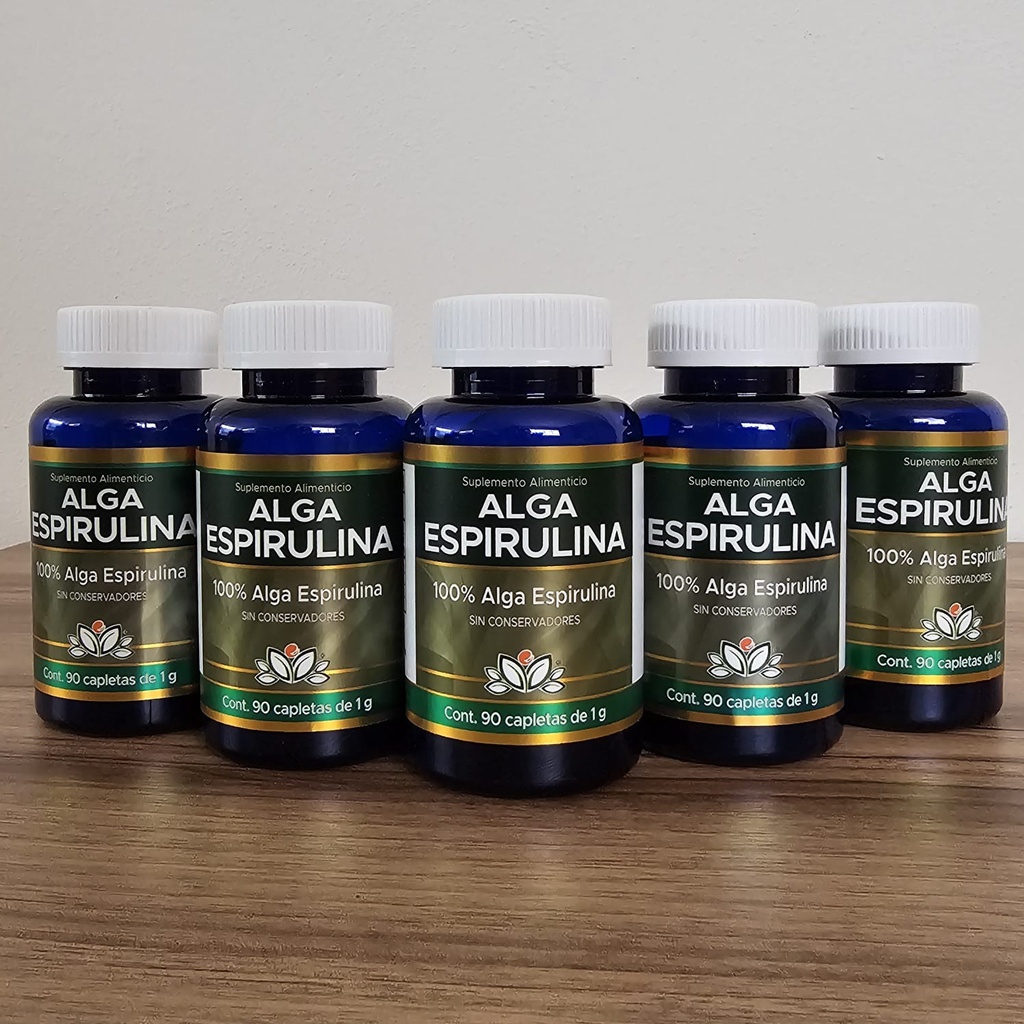 ALGA ESPIRULINA 90 Capletas 1 Gr