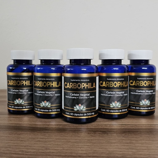 [CARBO] CARBOPHILA 60 Cápsulas 500 Mg
